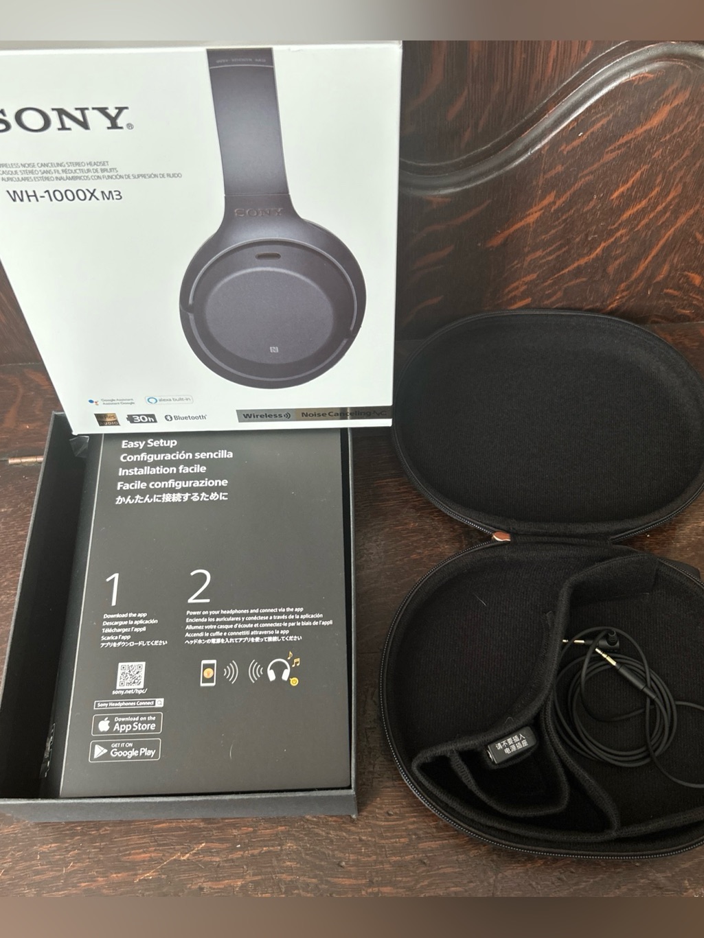 Sony Wh1000x M3 Box And Case Only No Headphone Empty
